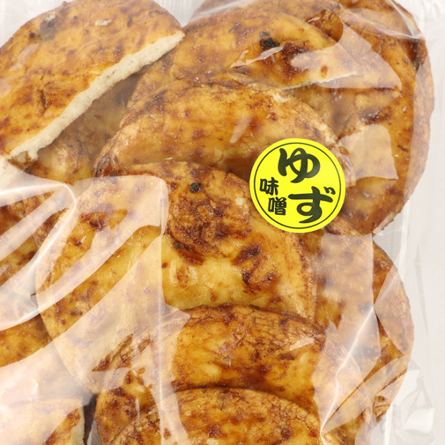 ゆず味噌せんべい(こわれ) 170g 松崎米菓【埼玉県深谷市 送料別】【BS】