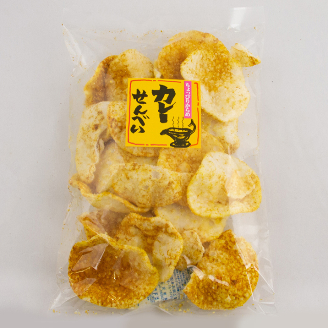 松崎米菓 カレーせんべい