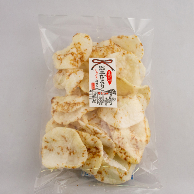 郷土だより しっとり揚げせん 無選別 110g 松崎米菓