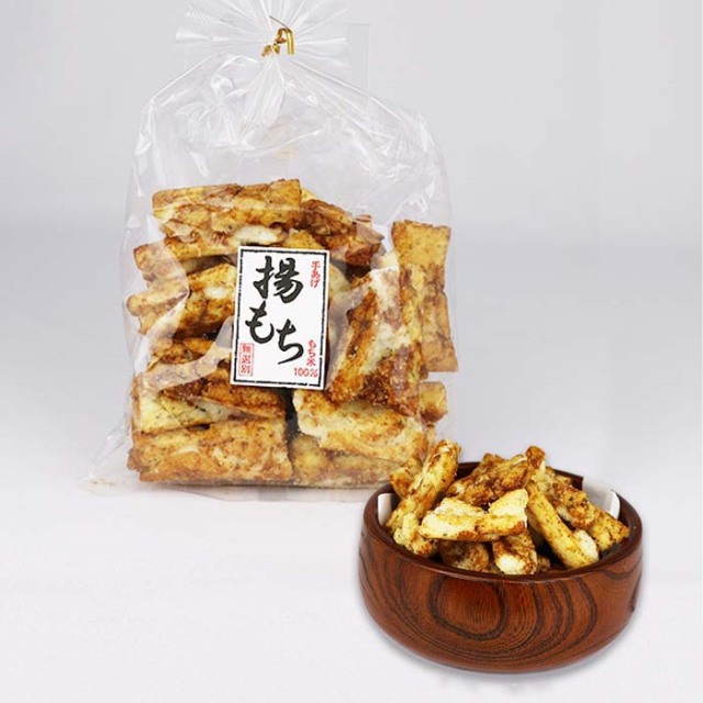 揚げもち 醤油味 無選別 148g 松崎米菓