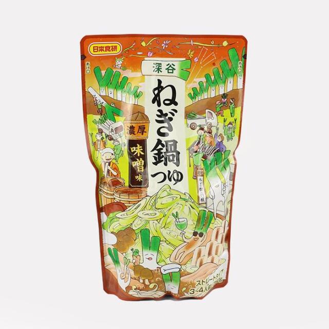 深谷ねぎ鍋つゆ 濃厚味噌味 750g 日本食研