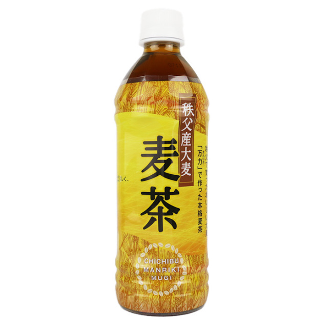 秩父産大麦 万力 麦茶 500ml 新井武平商店【新井武平商店 埼玉県秩父郡