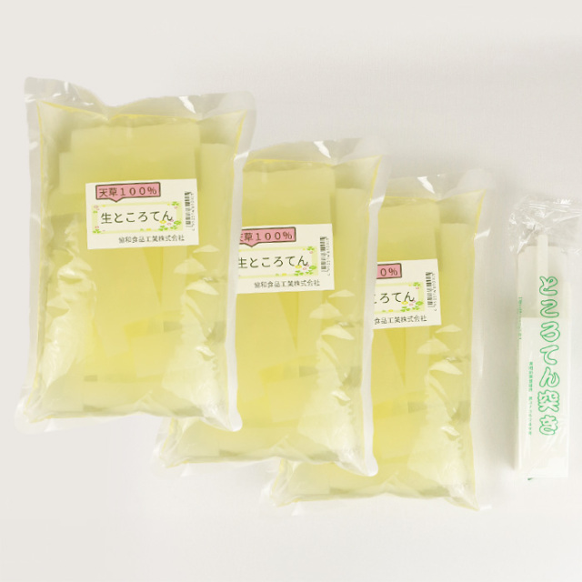 生ところてん 2.55kg 14本入りx3袋 突き棒付