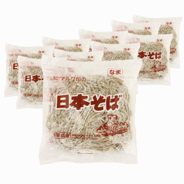 マルワ印の日本そば 140g 10玉
