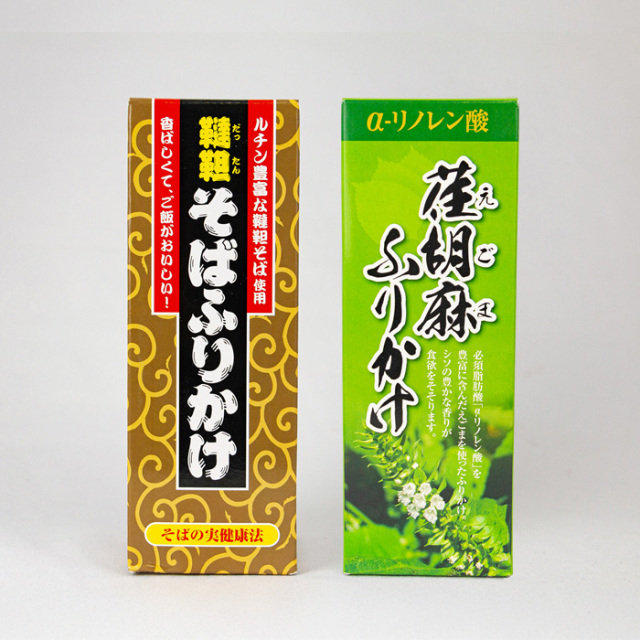 韃靼そば/荏胡麻 ふりかけ 2本セット（90g x 各1）