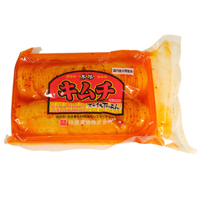 国産キムチスライスたくあん漬 300g