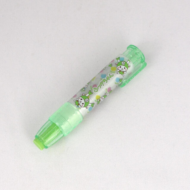 ふっかちゃんノック式消しゴム（グリーン）【ふっかちゃんミュージアム