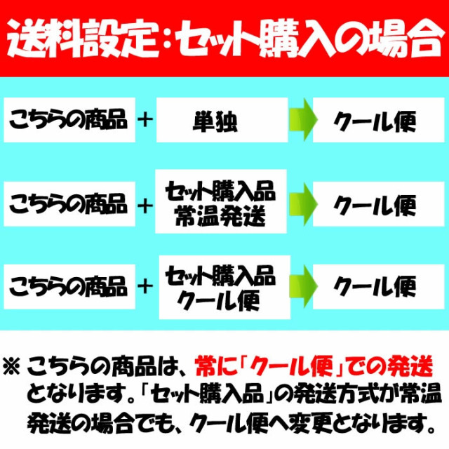 セット購入の場合（クール）