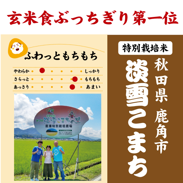 秋田淡雪こまち玄米