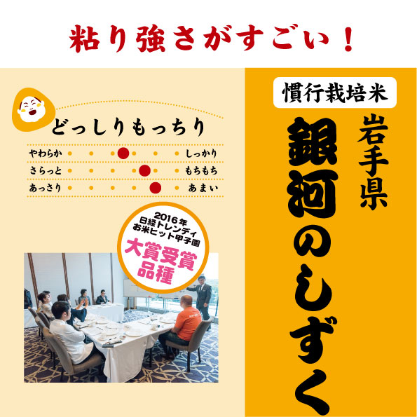 銀河のしずく７年産