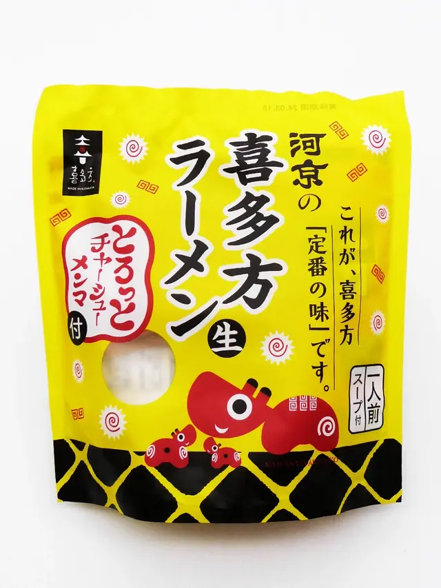 河京の喜多方ラーメン厚切りチャーシュー＆メンマ付（生・1食入・スープ付）【（株）河京】 178gSP