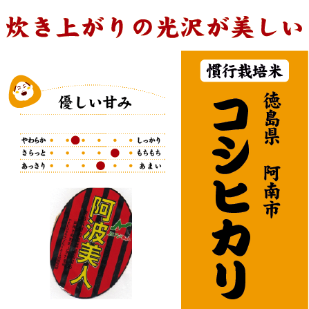 阿波美人,新米