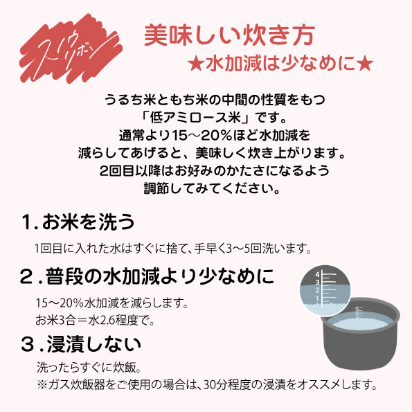スノウリボン美味しい炊き方