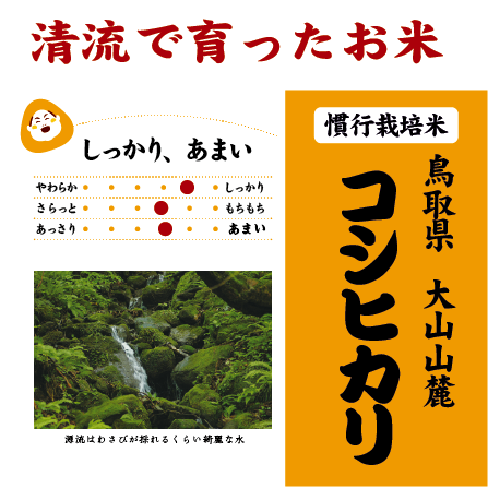 鳥取コシヒカリ,新米