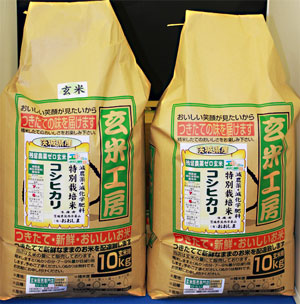 令和7年産【送料無料】残留農薬ゼロ　茨城県産コシヒカリ玄米20kg　玄米食最適米