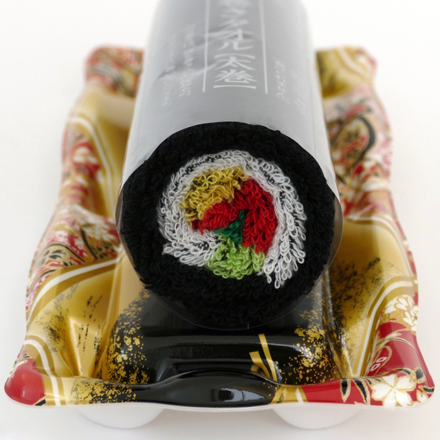 のりまき スーパーのり巻きタオル 【太巻】