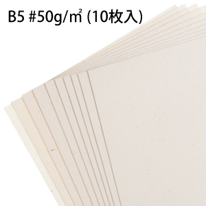 月桃紙ＯＡ用紙＃５０　Ｂ５　１０枚