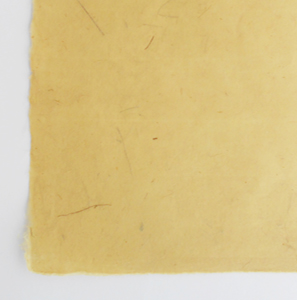 手漉き月桃紙　茶淡