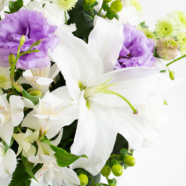 お供え花アレンジフラワー