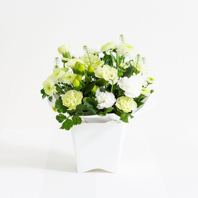 お供え花アレンジフラワー