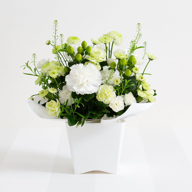 お供え花アレンジフラワー
