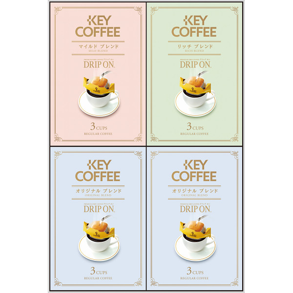 キーコーヒー　ドリップオン・レギュラーコーヒーギフト（12袋）（KPN-120）