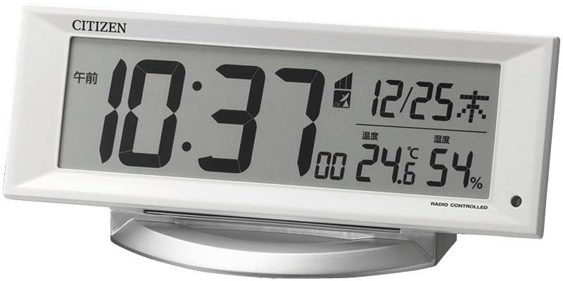 シチズン　電波デジタルアラーム時計（8RZ202-003）（4903456213788）