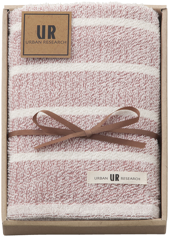 アーバンリサーチ　フェイスタオル（レッド）（UR2310RD）（4518607673825）