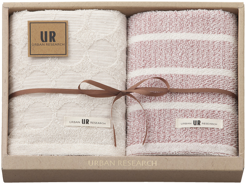 アーバンリサーチ　フェイスタオル2P（レッド）（UR2320RD）（4518607673863）