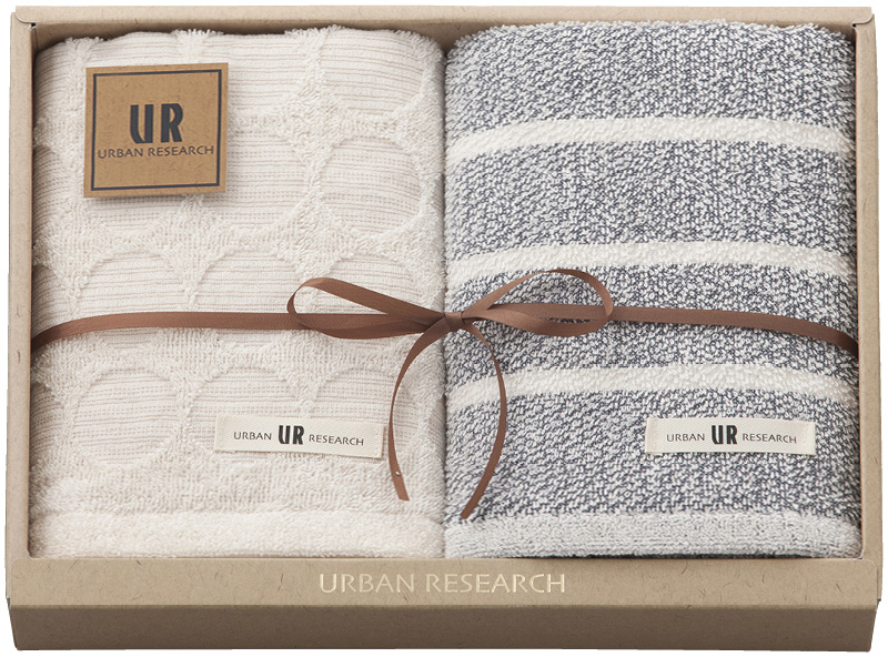 アーバンリサーチ　フェイスタオル2P（ブルー）（UR2320BL）（4518607673856）