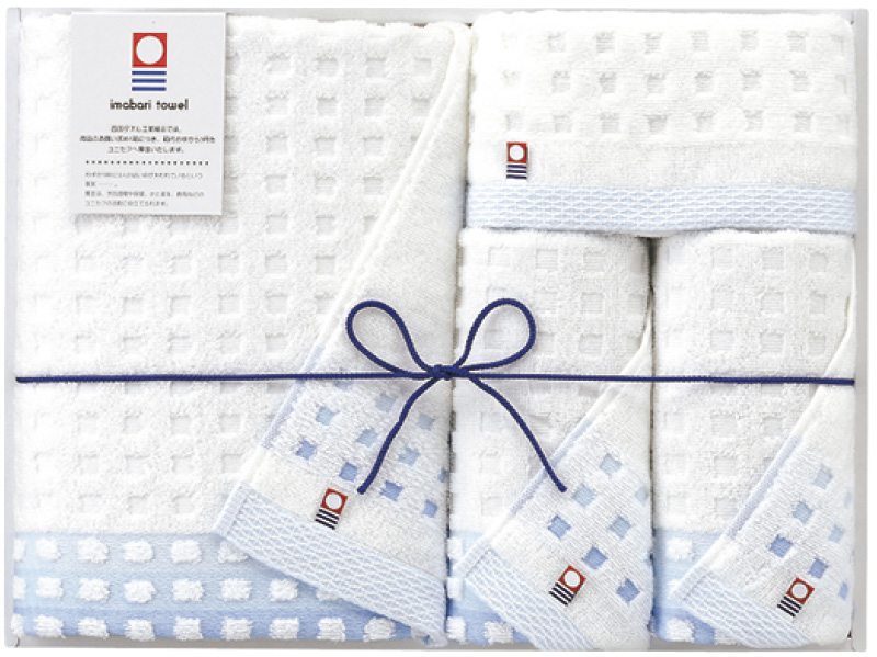 今治タオル　蒼海　タオルセット（J-4340）（4992272453683）