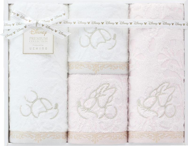 プレミアム ディズニー　エターナリー　フェイスタオル2P＆ゲストタオル2P（WR50876M）（4905296671742）