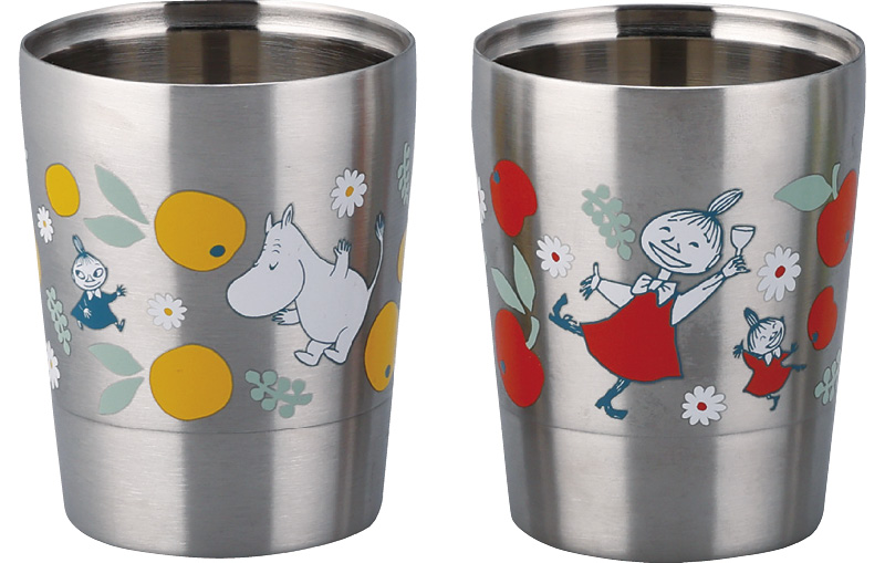 ムーミン　ペア二重タンブラー 260mlSセット（MM8100-865）（4979855127674）