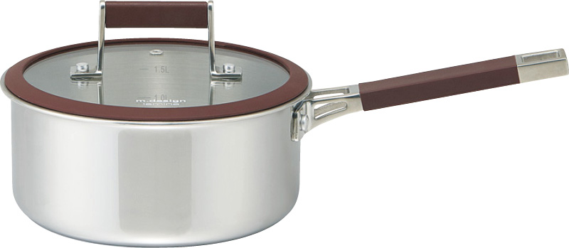 エムデザイン　ラミーナ　片手鍋18cm（MLA-18S）（4978352654027）