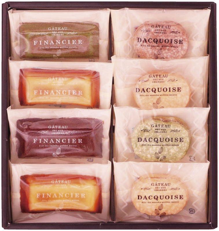 井桁堂　自家挽きアーモンドのガトーセレクション 8個入（GS08）（4935353001816）