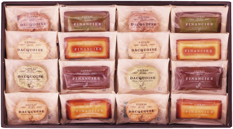 井桁堂　自家挽きアーモンドのガトーセレクション 16個入（GS16）（4935353001830）