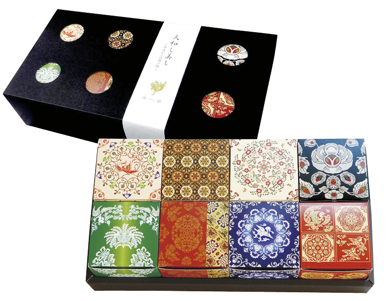 奈良祥樂　大和し美しオリーブなあられ8箱セット（大和し美し8）（4534799303654）