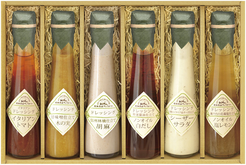 飛騨高山ファクトリー　～食菜味～すこやかドレッシングギフト（ID-6X）（4580386253239）