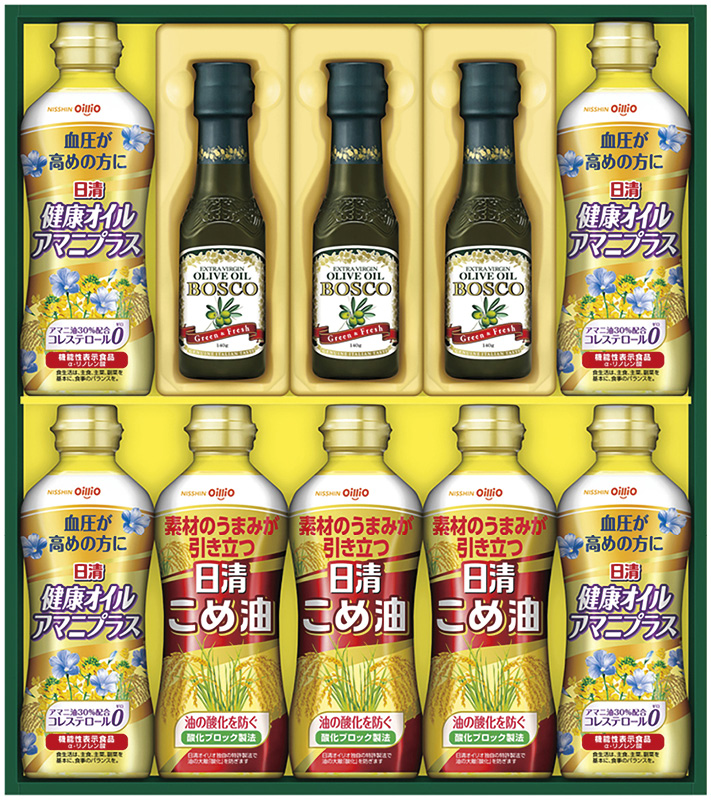 日清オイリオ　ヘルシーオイル＆ボスコギフト（BM-50A）（4902380432685）