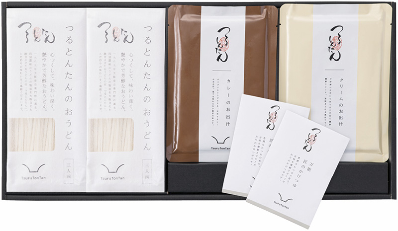 つるとんたん　かけ・カレー・クリームのおうどん6人前（KH-03）（4582166601759）