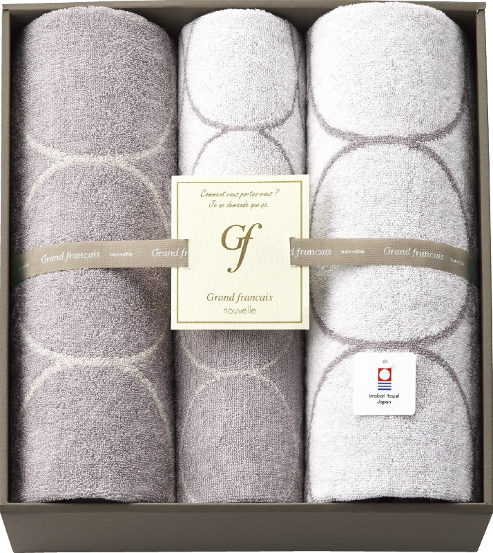 グランフランセヌーベル　今治タオル　バスタオル2P＆フェイスタオル2P（GFN11401）