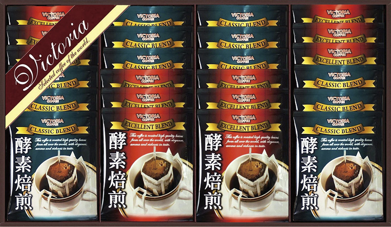 ビクトリア珈琲　酵素焙煎ドリップコーヒーセット（ND-300）