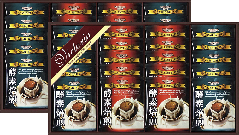 ビクトリア珈琲　酵素焙煎ドリップコーヒーセット（ND-500）