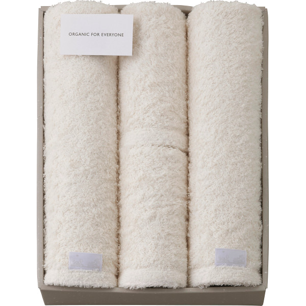 オーガニックフォーエブリワン　バス・フェイスタオルセット（OFE1150）