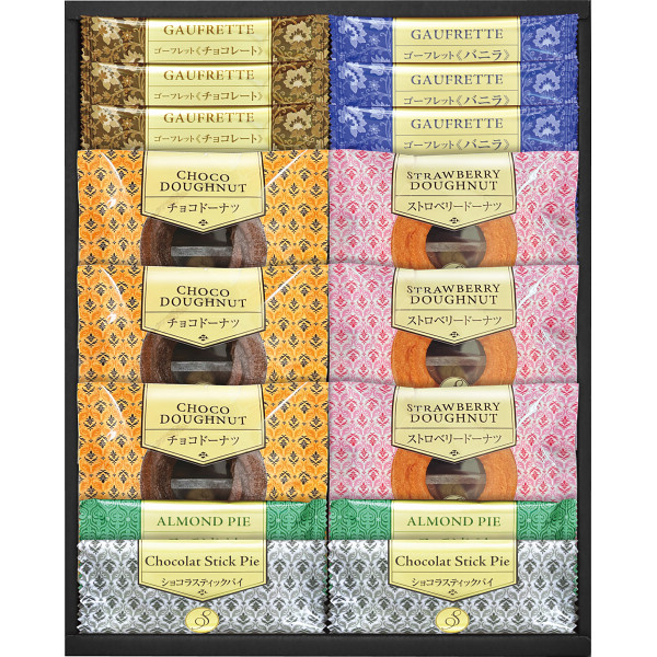 Senjudo　ゴーフレット・焼ドーナツ　スイーツセレクト（GFD-30）
