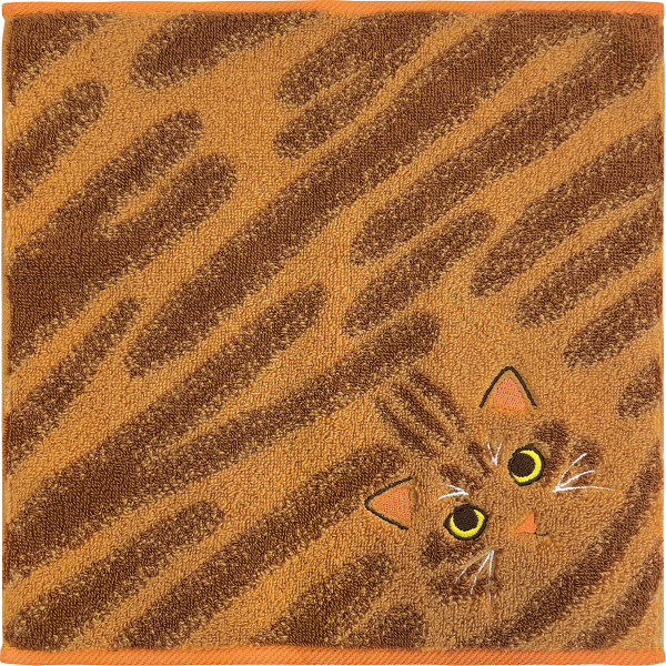 Uchinoko　mate　毛並みハンカチ（茶トラ）（UNJ-801）サブ画像6