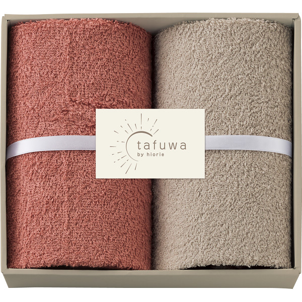 tafuwa　フェイスタオル2枚セット（ピンク）