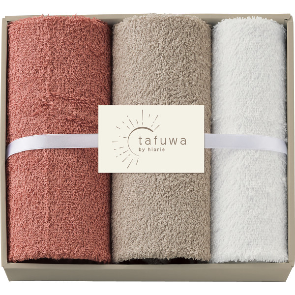 tafuwa　フェイス・ウォッシュタオルセット（ピンク）