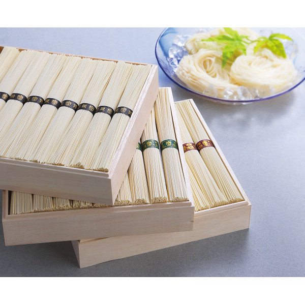 手延素麺揖保乃糸　三段重　27束（BSM-50N）サブ画像9