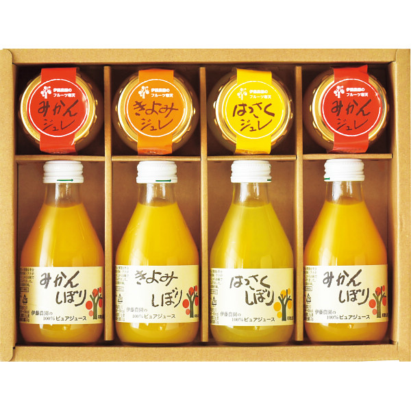 伊藤農園　果汁100%ピュアジュース&ジュレセット（V-023）